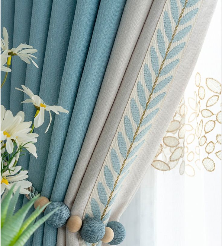 Plave draperije